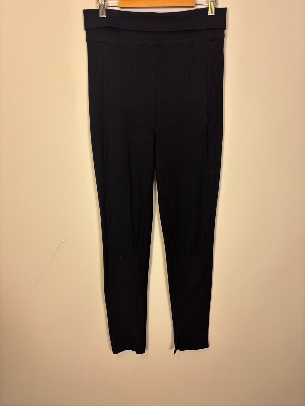 MM Lafleur Black Stretch Ponte Skinny Leg Pants Women’s 8